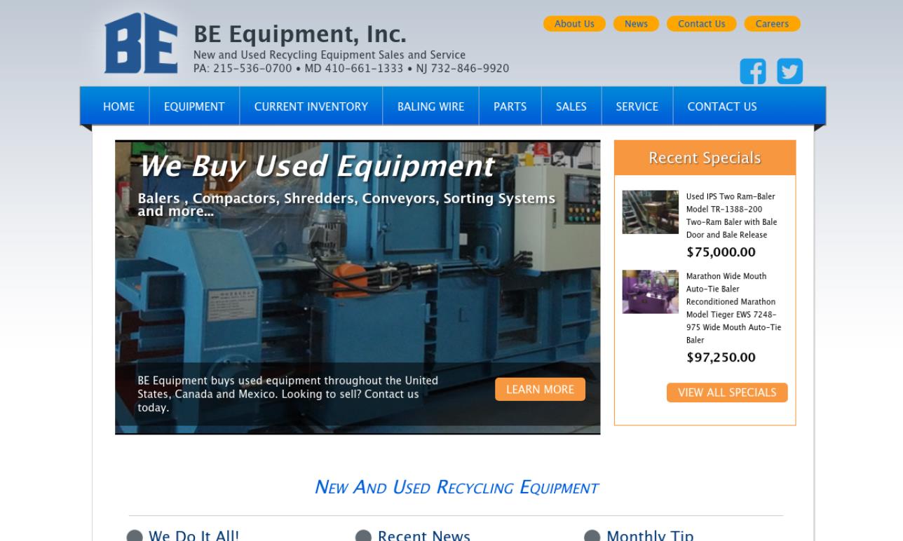 BE Equipment, Inc.